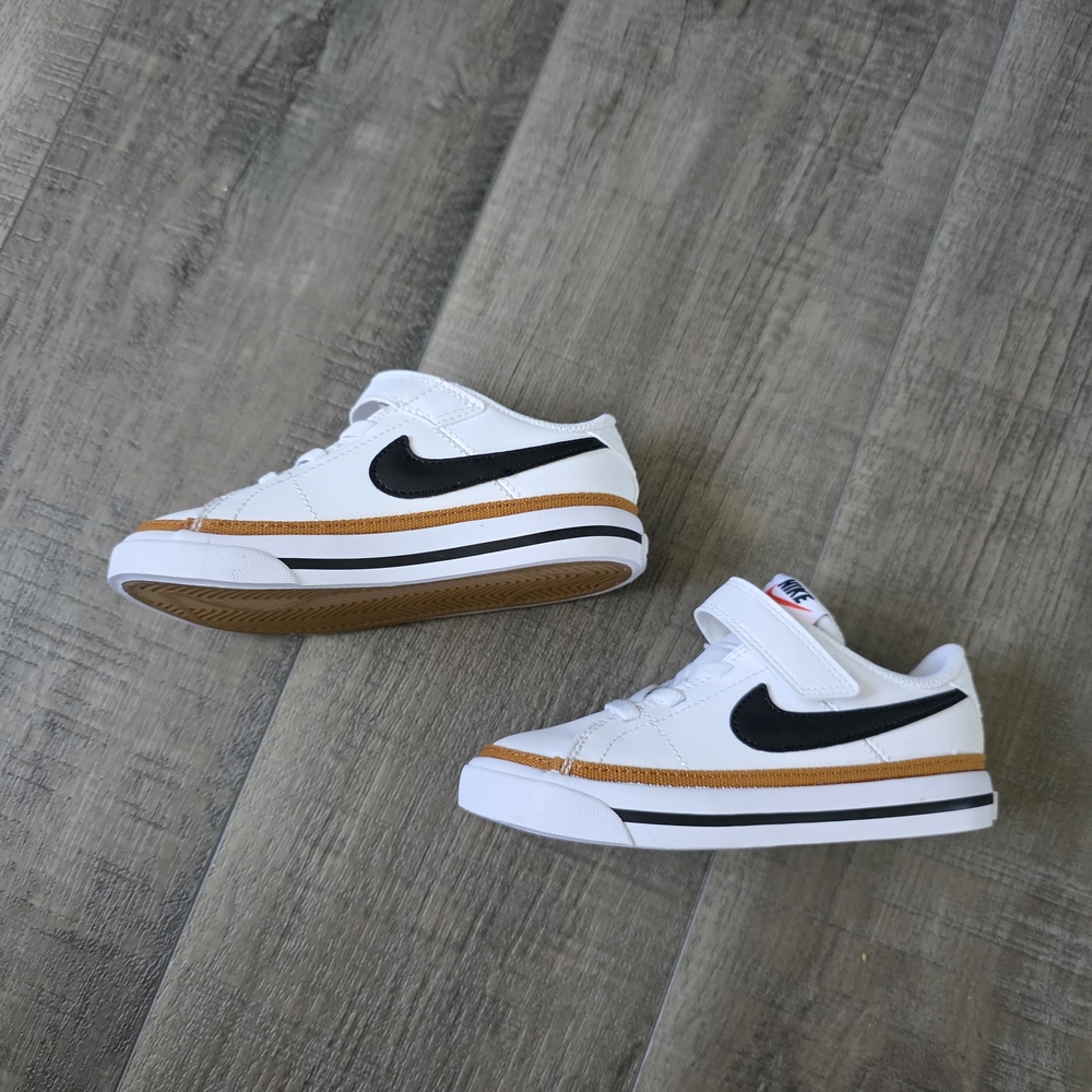 SOLD- Kids' White and Black Sneakers